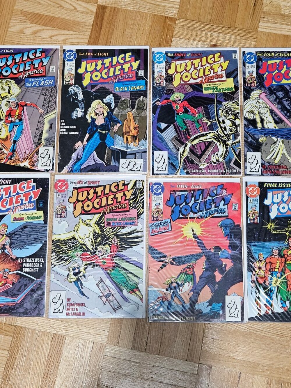 Justice Society of America #1-8 (DC Comics, 1991) Complete Set Mini-Series